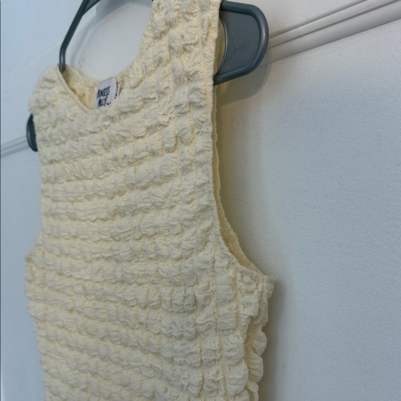 Princess Polly Cream Textured Mini Dress - Picture 7 of 11